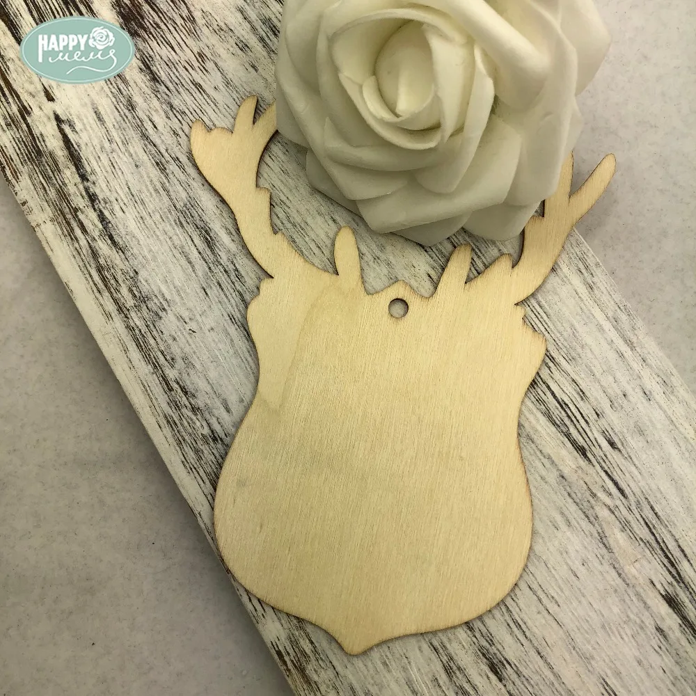 2018 новый стиль 6 шт. деревянная форма Рождество Moose DIY украшения для скрапбукинга