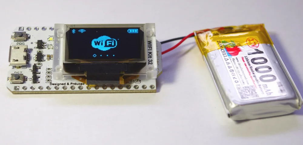 ESP32 Bluetooth wifi комплект OLED синий 0,96 дюймовый дисплей модуль CP2102 32M Flash 3,3 V-7 V интернет-макетная плата для Arduino