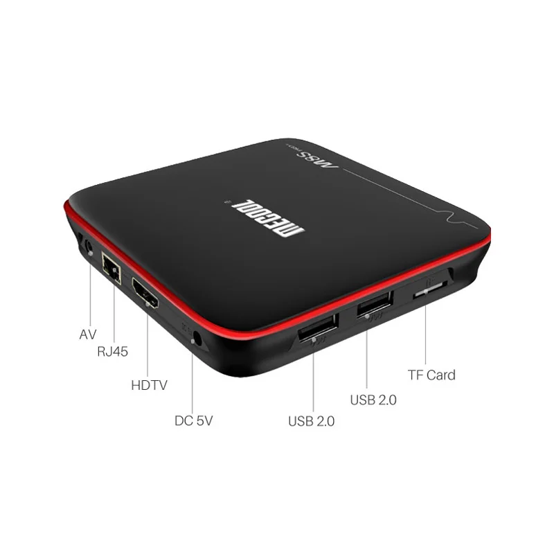 Mecool M8s pro W Android 7 1 Smart ТВ BOX Amlogic S905W 2G ram 16G rom quad core 4 к HD декодер каналов кабельного