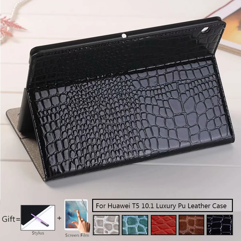 Роскошный Магнитный чехол для huawei MediaPad T5 10 AGS2-W09/L09/L03/W19 10,", чехол для планшета Из Искусственной Кожи, Чехол+ пленка