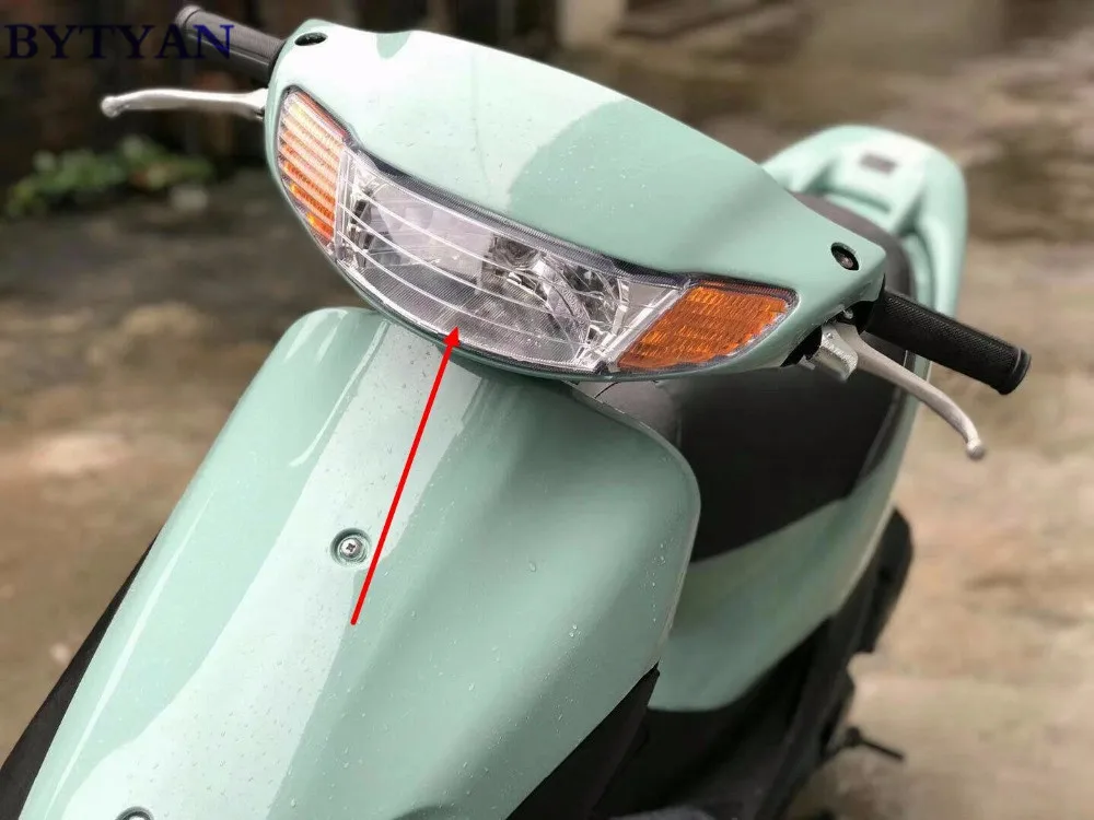 BYTYAN аксессуары для мотоциклов Honda DIO ZX AF34 AF35 мотоцикл фары мотороллера прозрачная