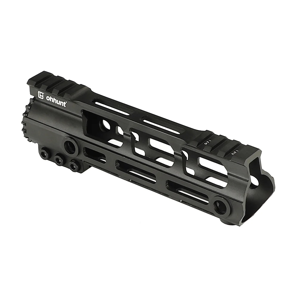 Ohhunt Tactical AR15 поплавок M-LOK Handguard " 9" 1" 12" 13," 15" Пикатинни Вивер рейка с стальной бочкой гайка