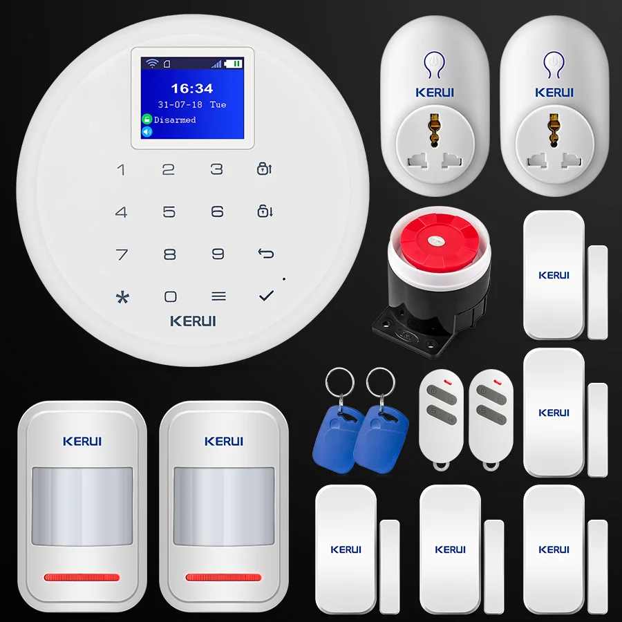 Новый KERUI W17 Android IOS APP Управление GSM и Wi Fi Home охранной сигнализации Системы