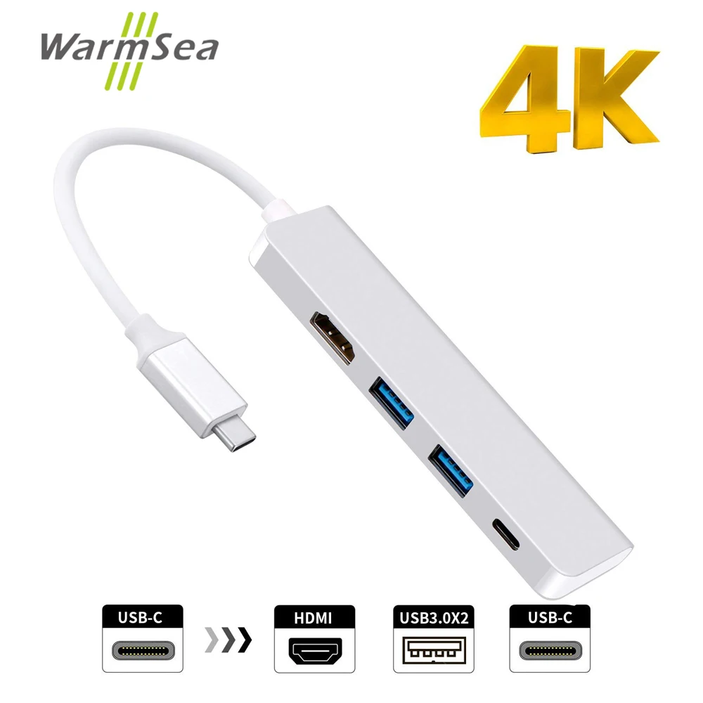 Док станция Dex для Samsung Galaxy Note 8 S8 S9 USB Type C Thunderbolt 3 адаптер с портами HDMI 4K 0