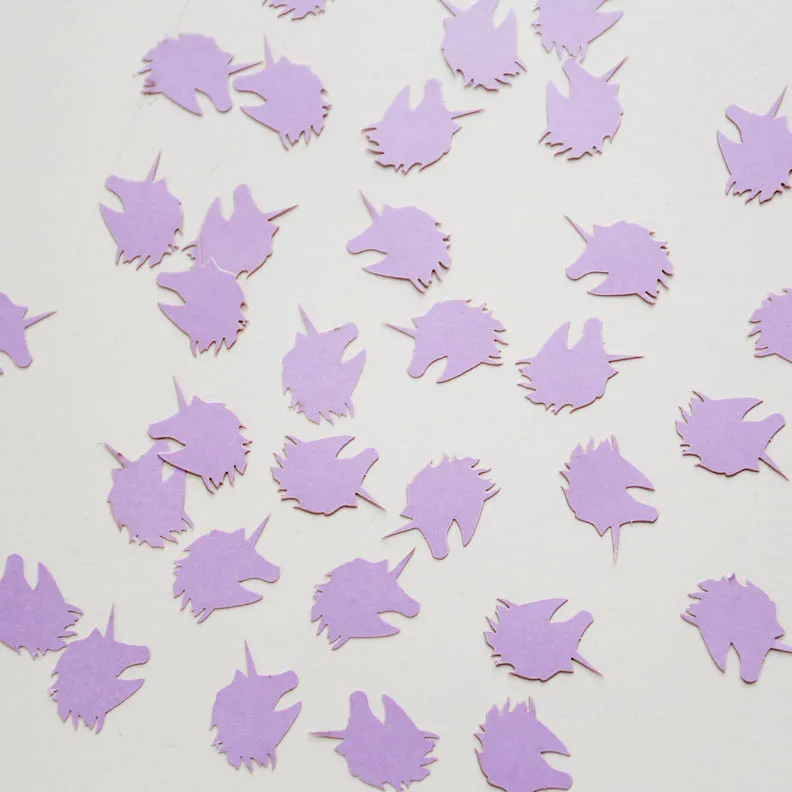 Единорог конфетти | детский душ Декор первый день рождения фантазия анонс