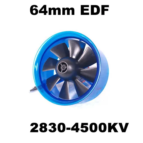 Бесщеточный двигатель EDF Plus HL6408 2830 4500KV электропитание с канальным