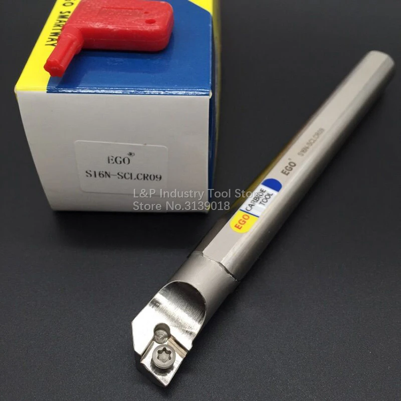 

EGO Anti-vibration Inner Bore S25R-SCLCR09 Diameter 25MM Length 200mm Tool Holder For CCMT09T304 Lathe Cutter Machine Steel