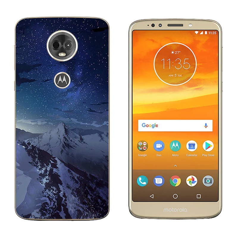 Мягкий силиконовый чехол из ТПУ для Motorola E5 Plus задняя крышка телефона 6 0 дюймов MOTO