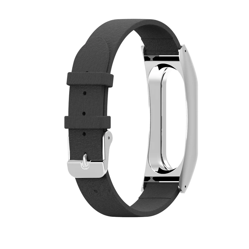 2017 Mi Band 2 Leather Strap Watchband Replacement Wrist For Xiaomi Smart Bracelet Accessories Miband | Электроника