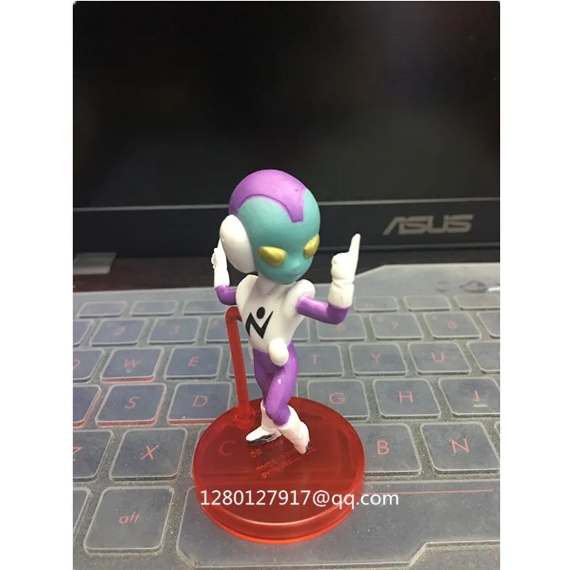 6 шт./партия WCF Dragon Ball Z Saiyan Son Goku Vegeta Gogeta Q-Version ПВХ фигурка Коллекционная модель