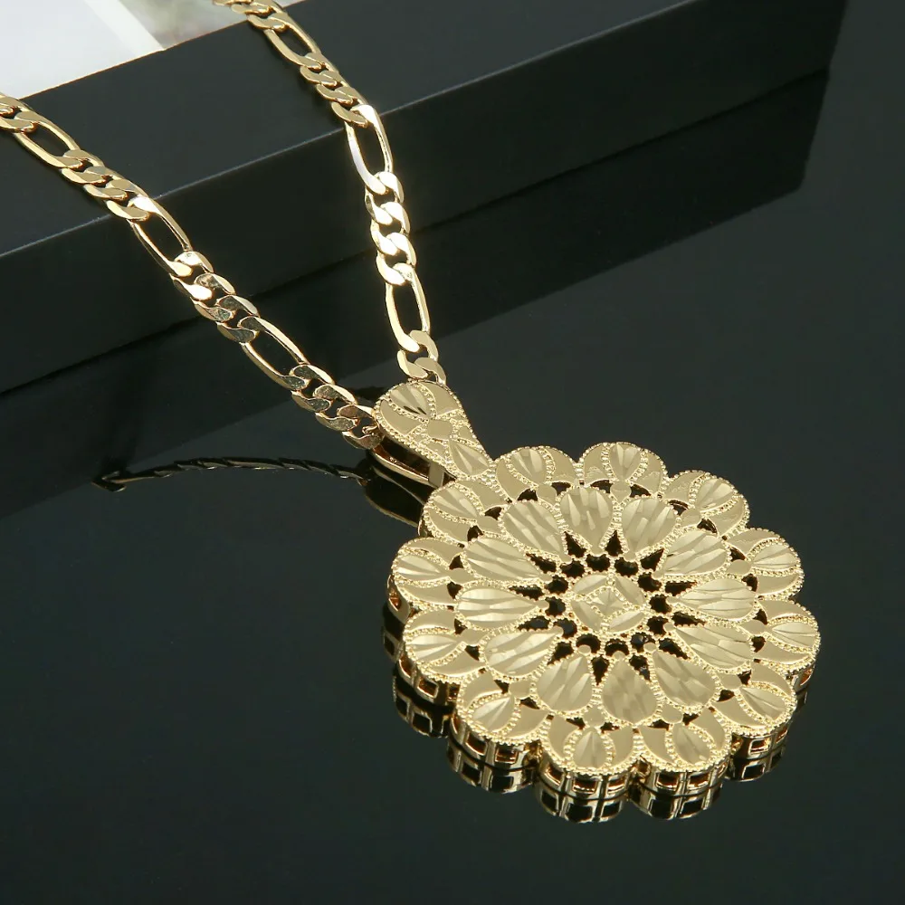 Дубайский и эфиопский индийское Африканское арабское ожерелье с подвеской