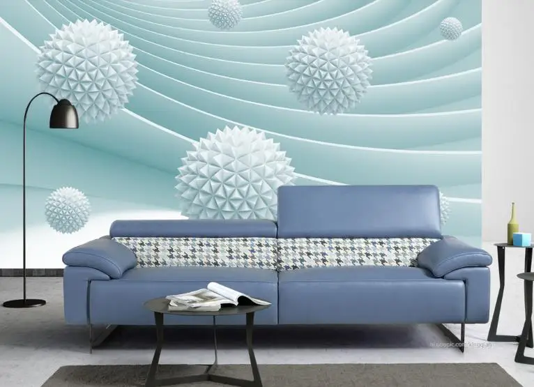 3D обои на заказ 2020 фрески с шариками настенная роспись гостиная спальня 3d фоновые