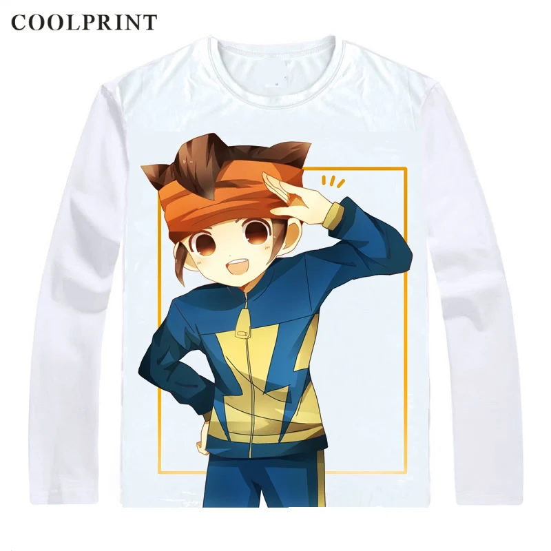 Мужская футболка Coolprint Endou Mamoru с принтом Марка Эванса Inazuma Eleven GO Повседневная