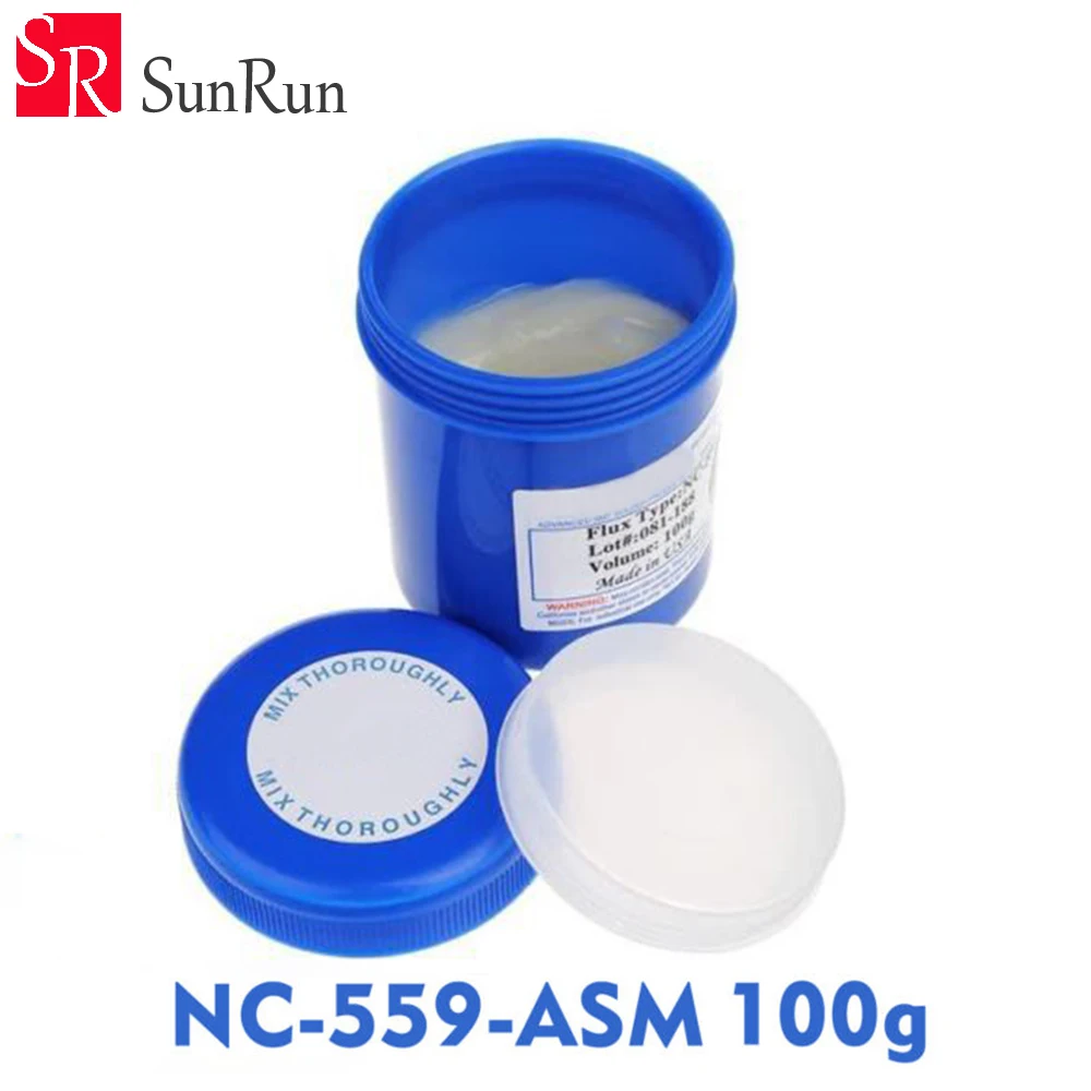 5 шт. NC 559 ASM 100g 100cc бессвинцовый припой флюсовая паста для SMT BGA паяльная сварка