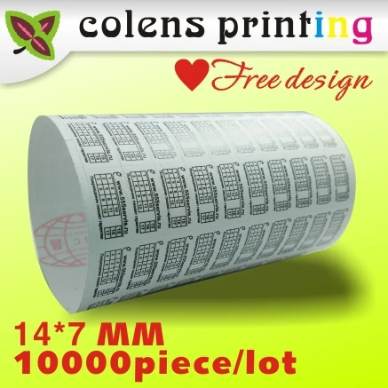 Бирка на мобильный телефон винтовое крепление неустойчивая бумага этикетка