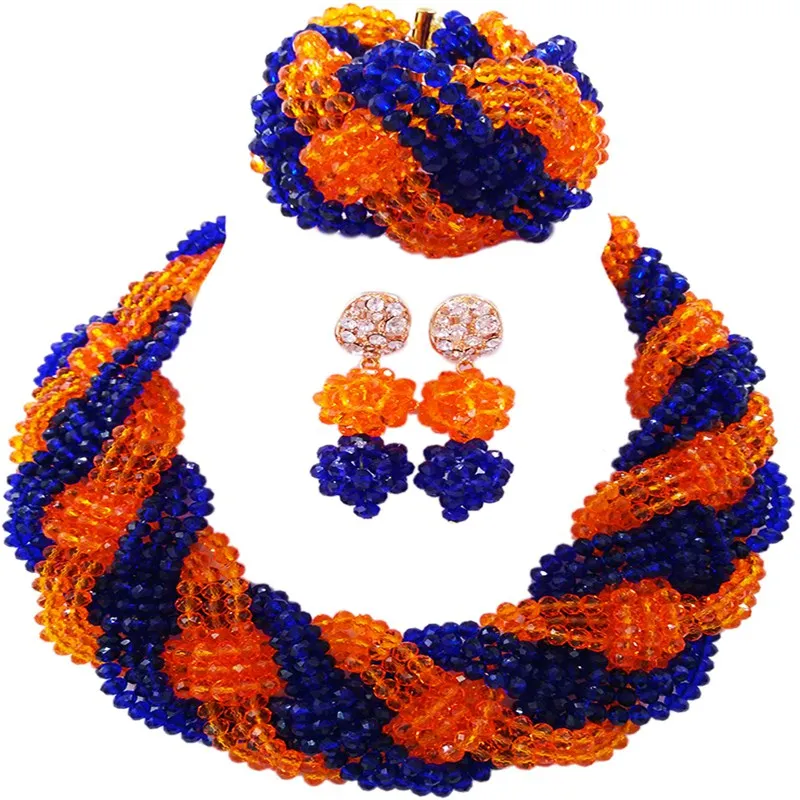 Африканские винтажные фиолетовые сиреневые Хрустальные Бусы для женщин