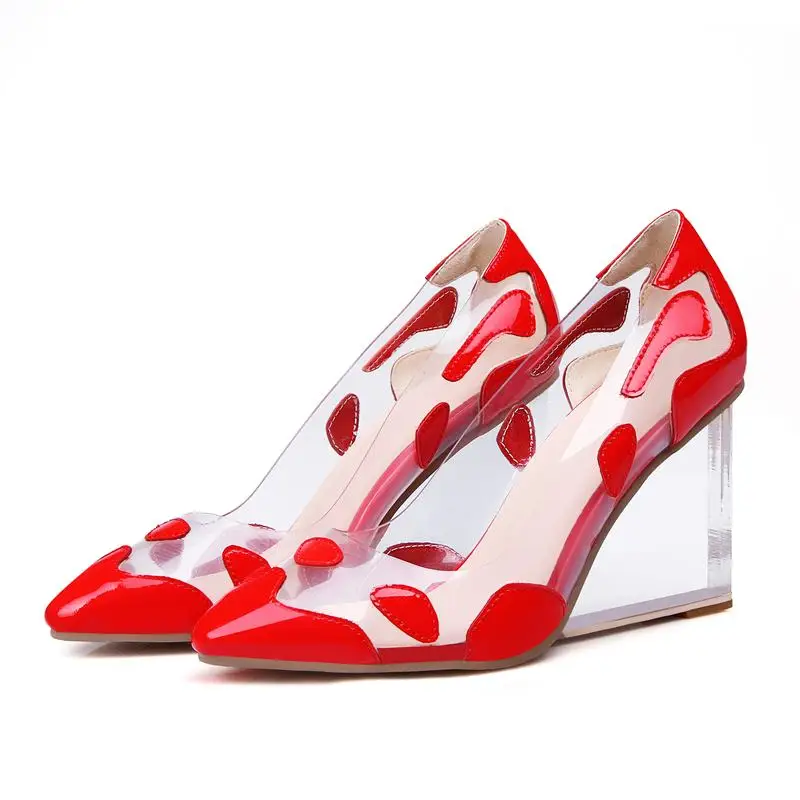 Asumer/Новое поступление модные женские туфли лодочки из натуральной кожи высокого