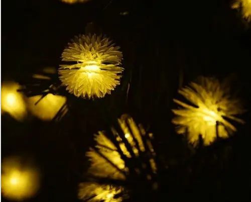 СВЕТОДИОДНАЯ Гирлянда в виде пушистого шара 10 м 60 Светодиодный одов | Дом и сад