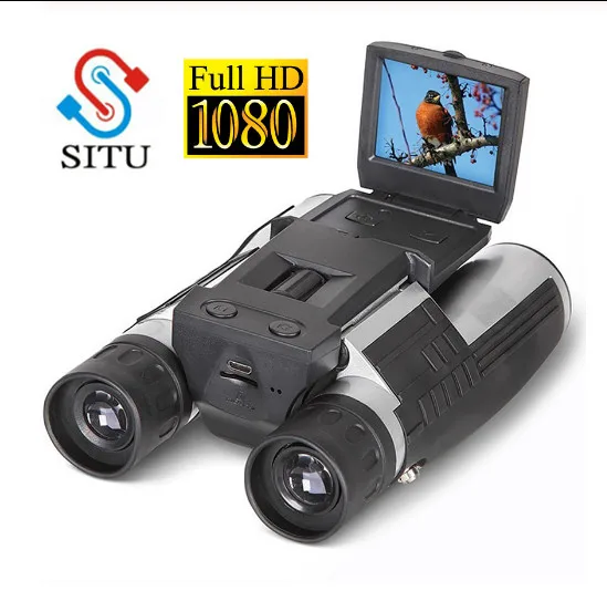 Новый полный HD 1080P Цифровая Камера 2 0 &quotЖК дисплей 12x32 бинокль телескоп складной