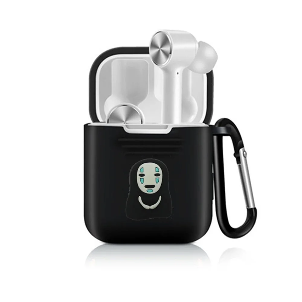 Для Airdots Pro силиконовый чехол ТПУ защитный чехол для Xiaomi Mi Air dots Pro TWS чехол Marvel Милая сумка для гарнитуры аксессуары - Цвет: Black 13