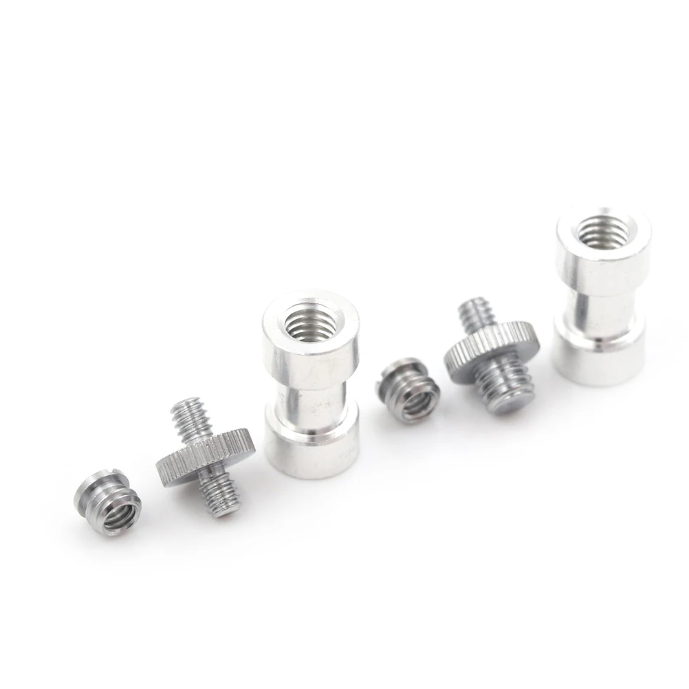 2018 New 6in1 1/4" 3/8" Screw & 5/8" Spigot Stud Convert Adapter For Camera Tripod Stand High Quality | Инструменты