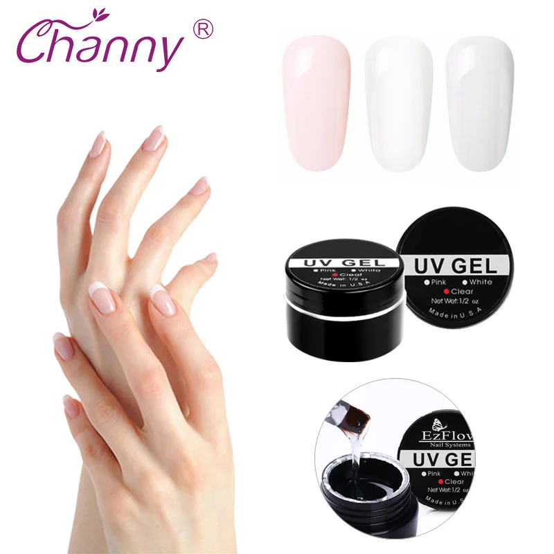 Чанни ногтей гель 15 мл чистый Цвета замочить от УФ светодио дный маникюр DIY
