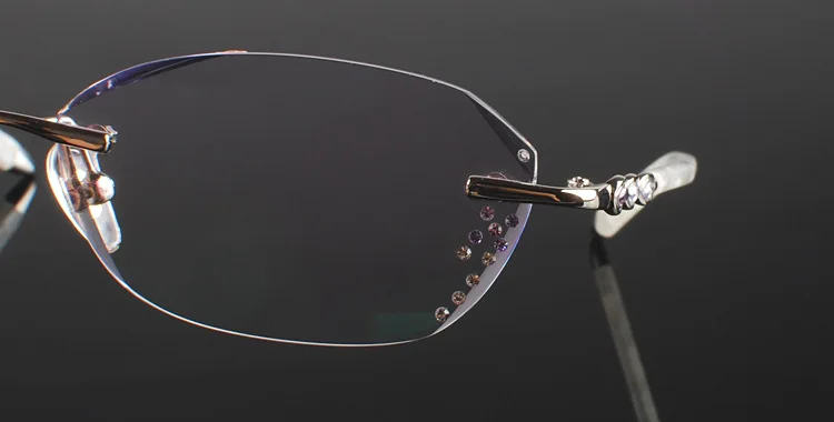 2019 бросающаяся оправа для очков из чистого титана с алмазным режущим краем