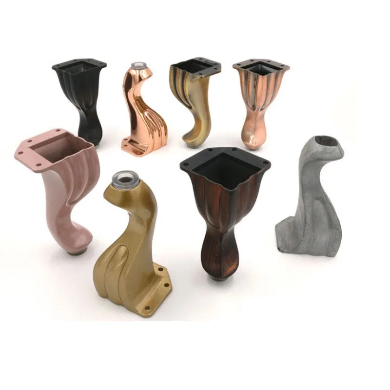 Тигры в форме ног цинкового сплава ТВ стол ножки мебель диван стул оттоманский