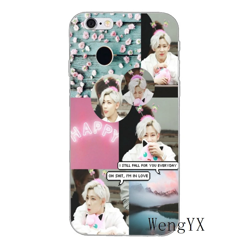 Эстетическое kpop got7 мягкий чехол для телефона для iPhone XR X XS Max 8 7 6s 6 plus SE 5S 5c 5 iPod Touch - Цвет: kpop-got7-A-11