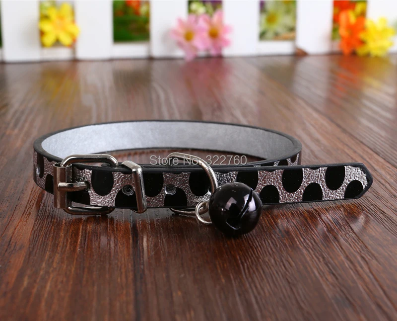 Мода искусственная кожа cat pet ошейник продукты поводок бесплатная доставка|leashes for