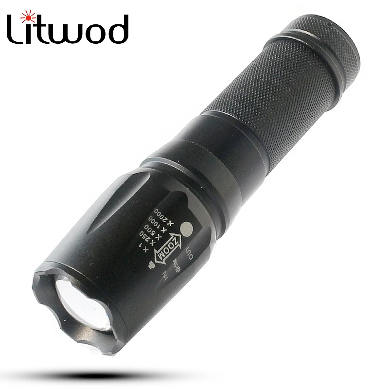 Litwod Z10236 длительное время работы от аккумулятора светодиодный фонарь XML T6 4000LM 5