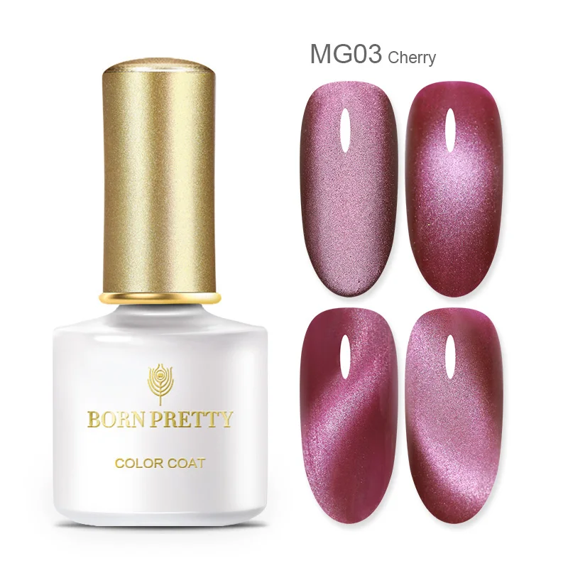 BP-MG03 BORN PRETTY Гель-лак для ногтей с эффектом «кошачий глаз» лак 9D магнитный лак Сияющий лазер магнит замочить от УФ-гель маникюр Дизайн ногтей - Цвет: BP-MG03