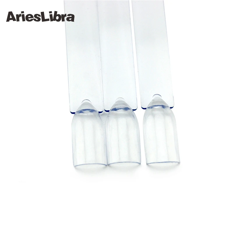 AriesLibra натуральные и прозрачные пластиковые накладные ногти для дизайна ногтей 50