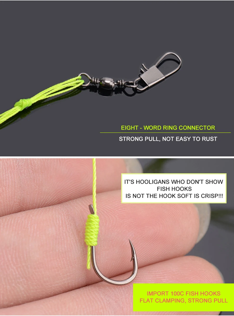 4 шт./кор. углерода Lead Jig взрывные Крючки набор 24g 6-13# колючей Отсадочная рыболовный крючок на карпа грузило «Три в одном» поворачивается на линии Рыболовные снасти T4