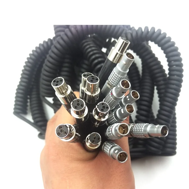 ARRI камера монитора 12 В кабель питания для LEMO 0B 2 контактный штекер mini XLR 4