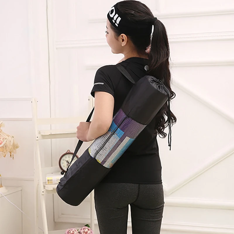 Yoga mesh bag yoga mat backpack |