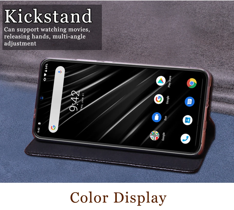 Роскошный кожаный чехол-книжка RYKKZ на магните для UMIDIGI S3 PRO 6,", Чехол-подставка для мобильного телефона UMIDIGI S3 PRO, кожаный чехол для телефона