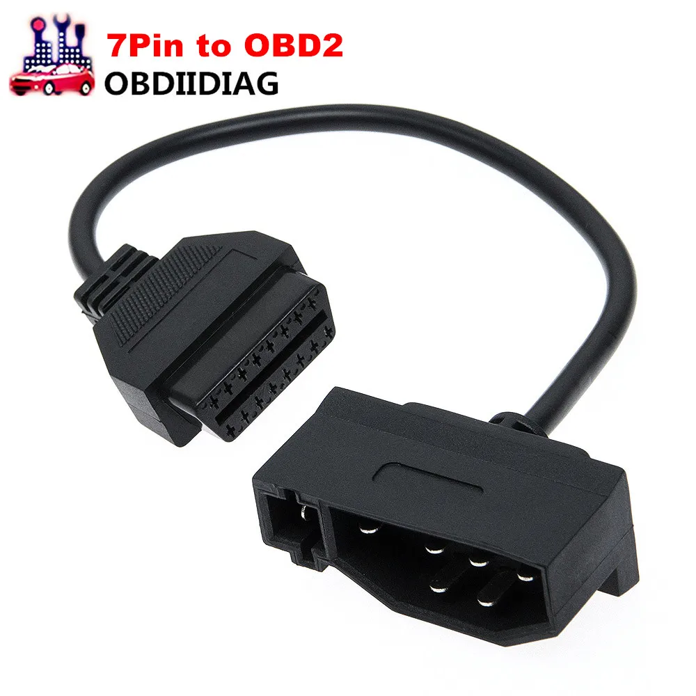 Для планшета Lenovo. d 7 пин 7Pin мужской to OBD OBD2 OBDII 16Pin женский кабель адаптер