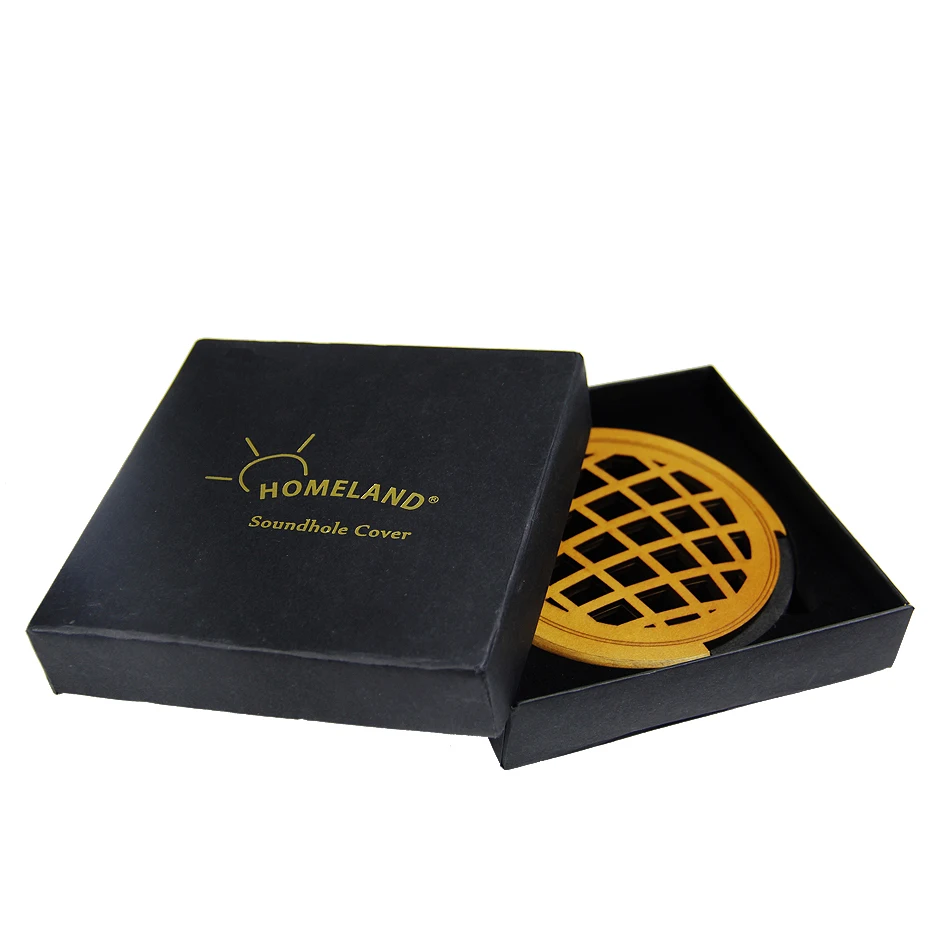 Деревянный звуковое отверстие (звуковое отверстие) Крышка блока заглушка