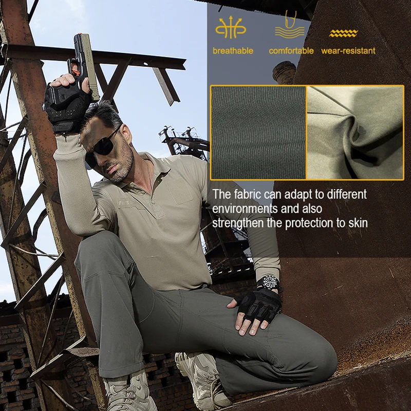 FREE SOLDIER outdoor sports camping tactical military pants scratch- resistant with multiple pockets for men | Спорт и развлечения