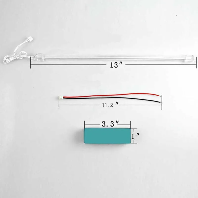 EE Поддержка 2 шт. 12 &quotАвто Undercar внутренней и внешней неоновая лампа 12V