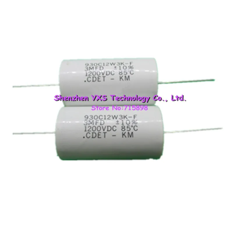 CDE 3UF 1200VDC Noninductive Capacitor 930C12W3K-F Absorption | Электроника