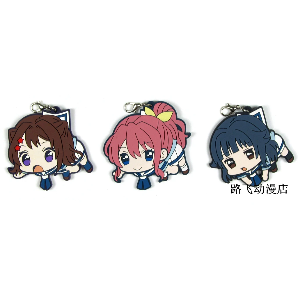 3 вида стилей Bang Dream Yamabuki Saya Rimiri фигурка аниме модель резиновый школьный брелок