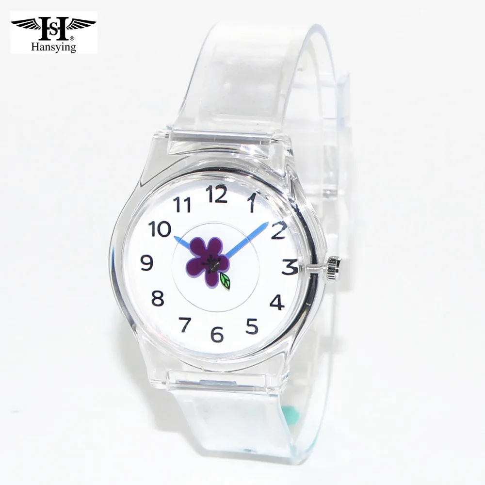 Hansying последние стили фиолетовый цветок второй руки дизайн женские наручные
