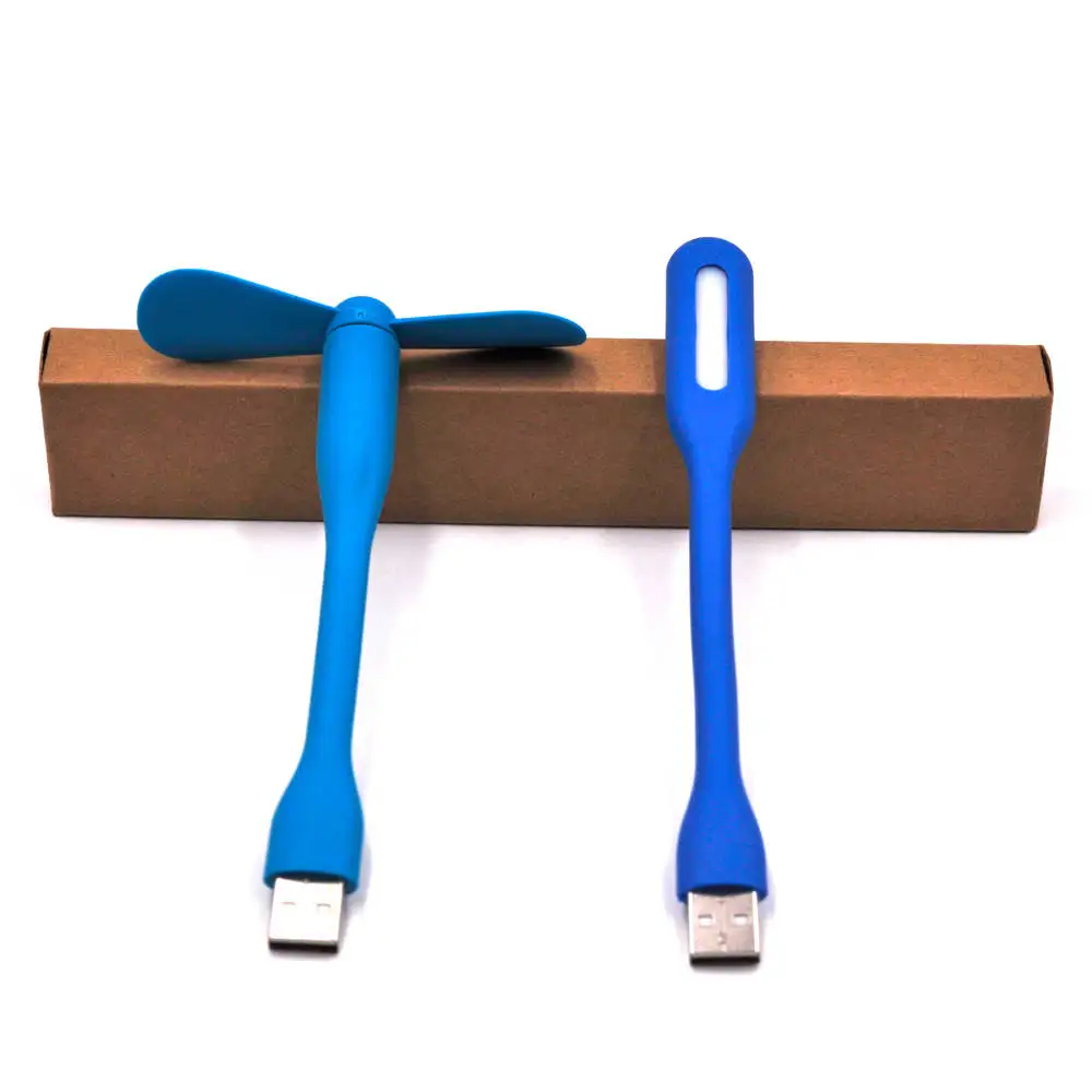 Color F 6 цветов USB вентилятор гибкий портативный съемный USB мини вентилятор и светодиодный светильник лампа для всех источников питания USB выход USB гаджеты - Цвет: Color F