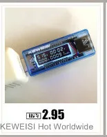 KEWEISI Лидер продаж по всему миру USB вольт Ток Напряжение доктор зарядное устройство ёмкость тестер DC Цифровой вольтметр метр power Bank индикатор