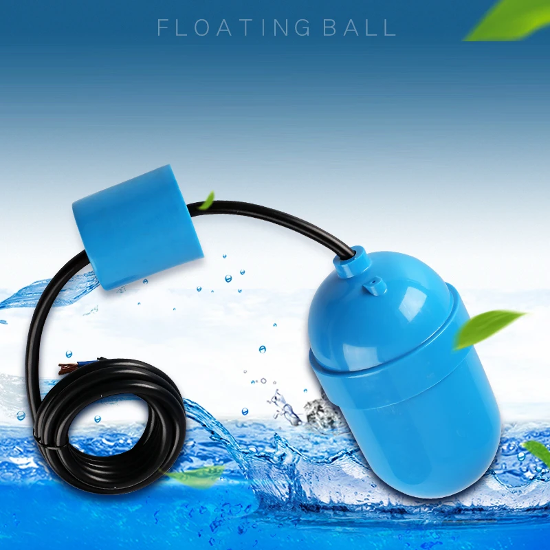 

ELECALL FQS-4 4-10m Float Switch Water level controll Automatic Liquid Fluid Flow Sensor 4A/220V