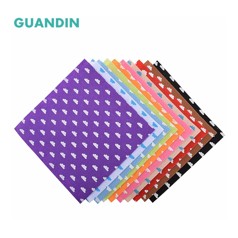 GUANDIN Нетканая ткань/толщина 1 мм/полиэфирная ткань для шитья кукол ремесла