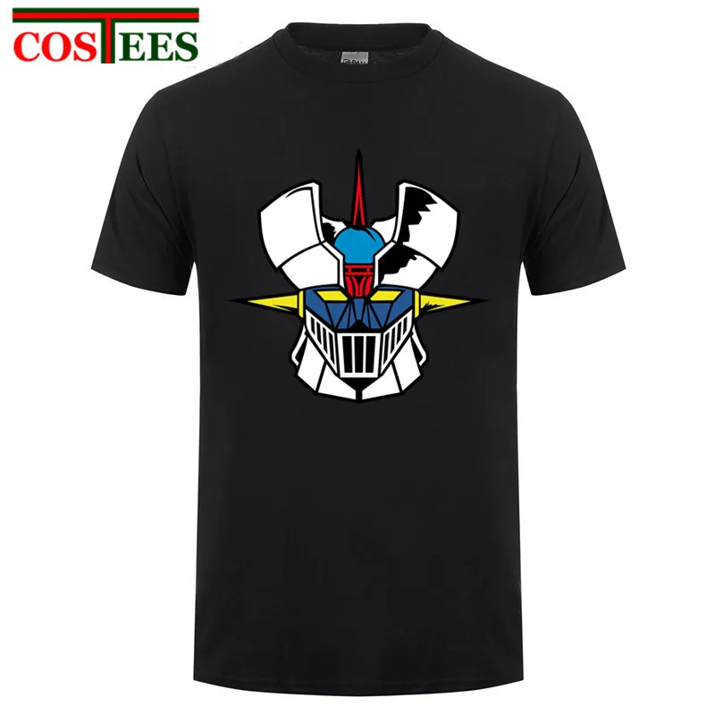2017 новое поступление camiseta Mazinger Z аниме 3 футболки мужская футболка хлопковая с