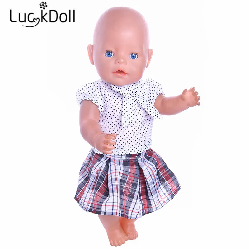 LUCKDOLL Новая повседневная одежда разных стилей подходит для 18 дюймов американская